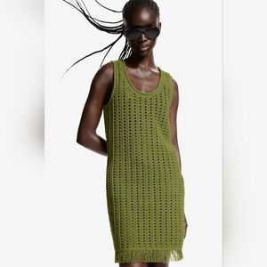 Crochet-look Dress | Small | H&M